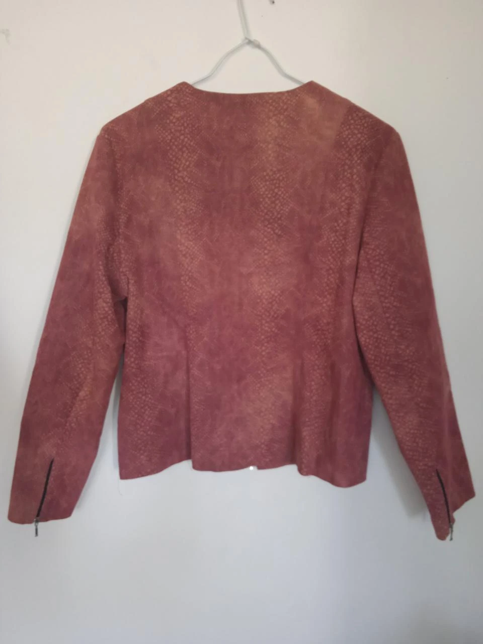 Cropped jacket, bomber jacket, leopard print pink size 40 – photo 5
